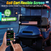 Golf Cart Flexible Screen